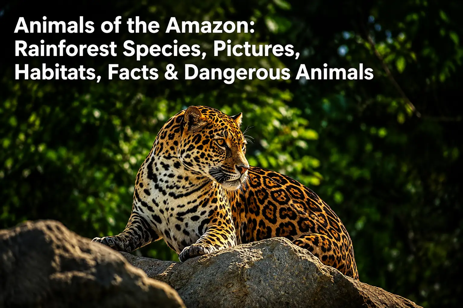 Animals of the Amazon: Rainforest Species, Pictures, Habitats, Facts & Dangerous Animals