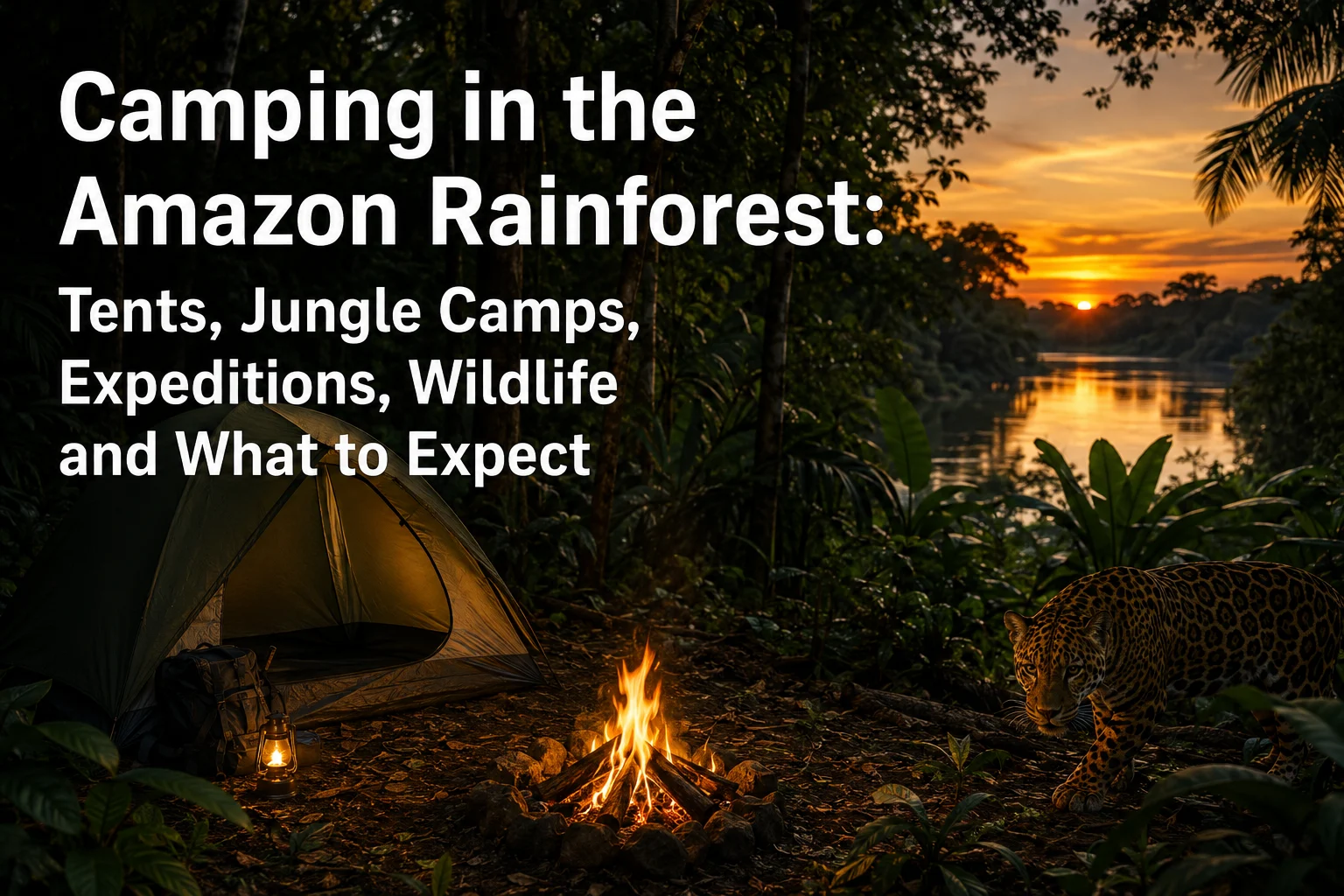 Camping in Amazon Rainforest: Tents, Jungle Camps, Expeditions, Wildlife and What to Expect