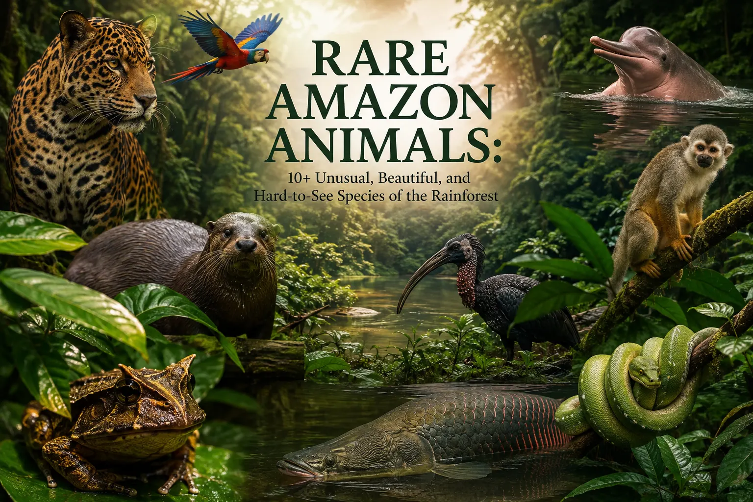 Rare Amazon Animals: 10+ Unusual, Beautiful, and Hard-to-See Species of the Rainforest