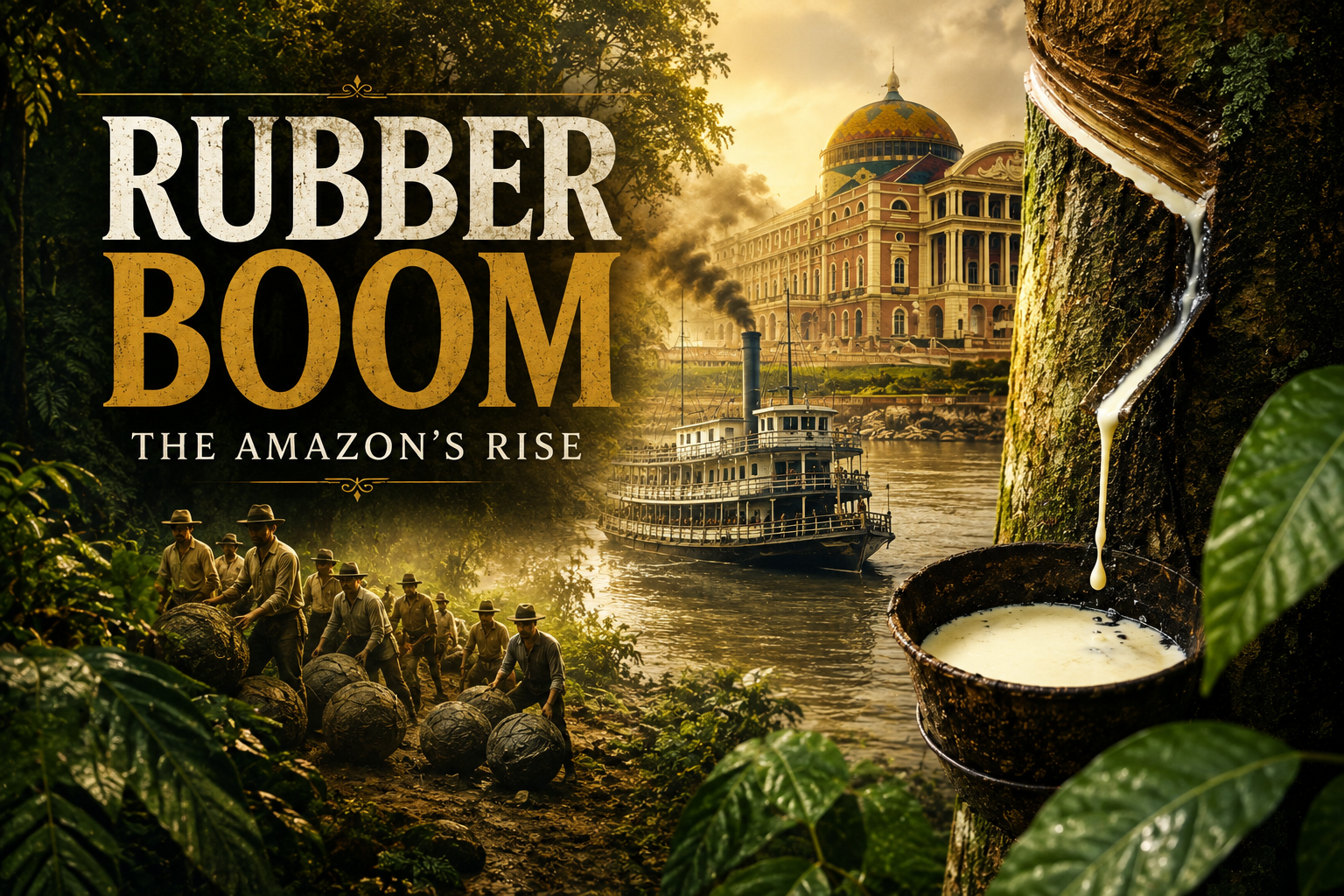 Rubber Boom: Meaning, History, Amazon Rubber Tappers, Manaus and the Great Rubber Boom